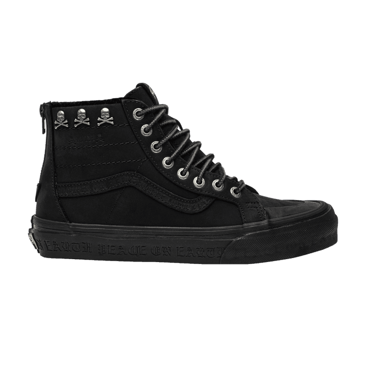 Kith x Mastermind World x Vans Sk8-Hi Reissue Zip LX 'Black' Black