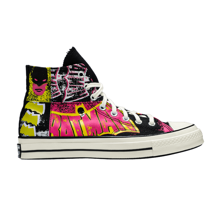Batman x Converse Chuck 70 High '80th Anniversary - Black' Black/Hot Pink/Egret