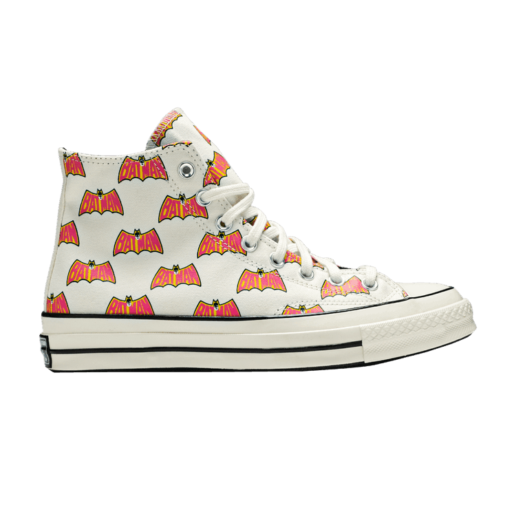 Batman x Converse Chuck 70 High '80th Anniversary - White' Egret/Pink/Black