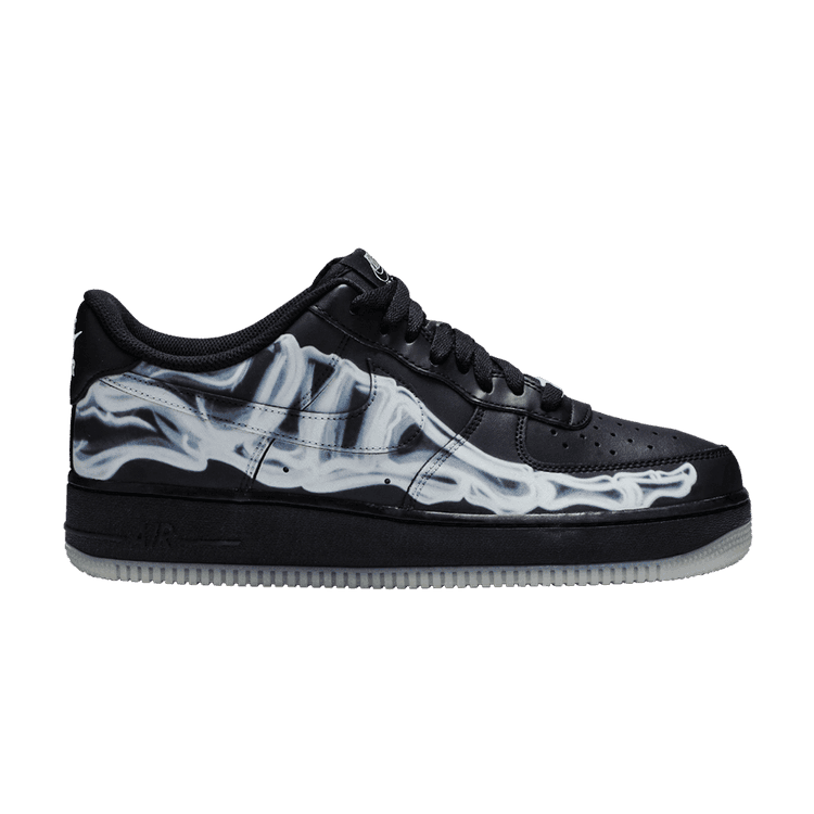 Nike Air Force 1 '07 QS 'Black Skeleton' Black/Black/Black
