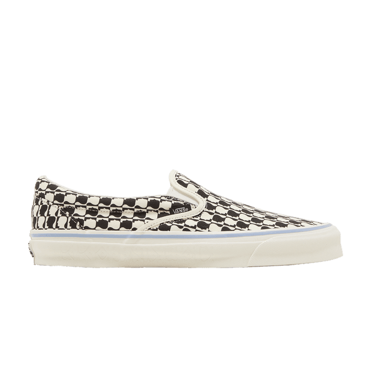 Brain Dead x Vans OG Classic Slip-On LX 'Black White Checkerboard' Black/White
