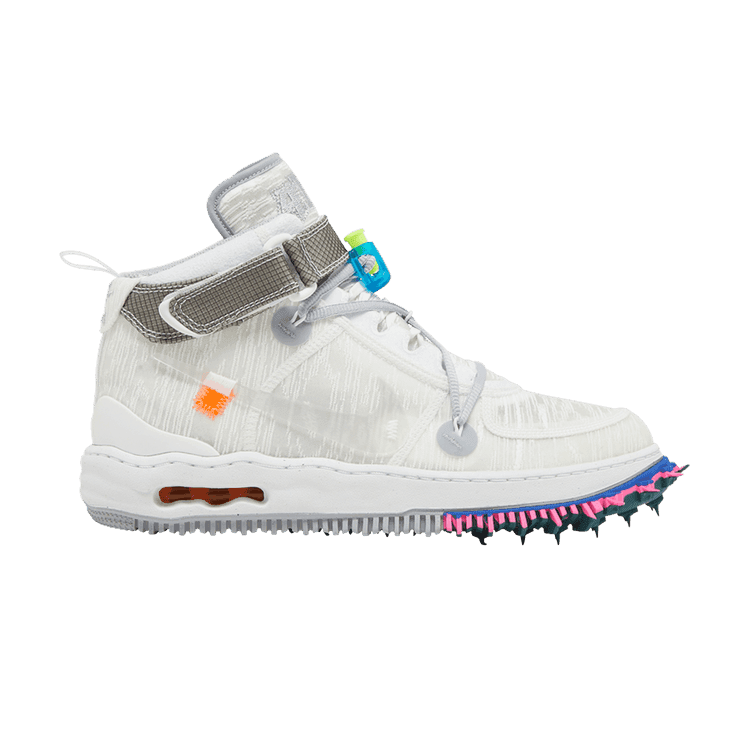 Off-White x Nike Air Force 1 Mid 'White' White/Clear/White
