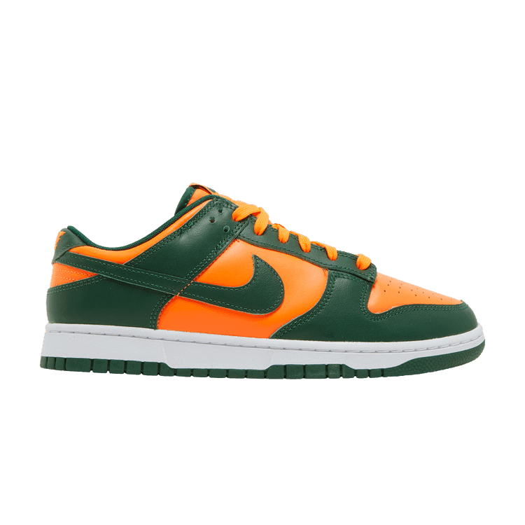 Nike Dunk Low 'Miami Hurricanes' Gorge Green/White/Total Orange/Gorge Green
