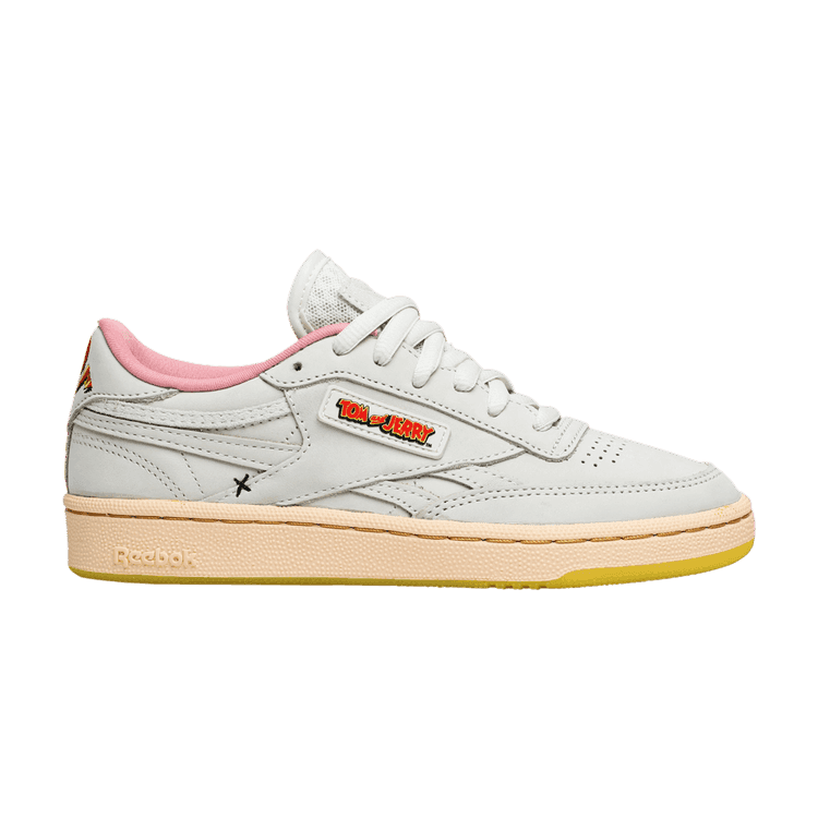 Tom & Jerry x Reebok Club C 'Tom' Chalk/Chalk/Quiet Pink