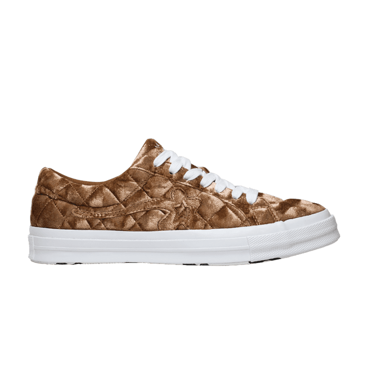 Golf Le Fleur x Converse One Star 'Quilted Velvet Brown' Brown