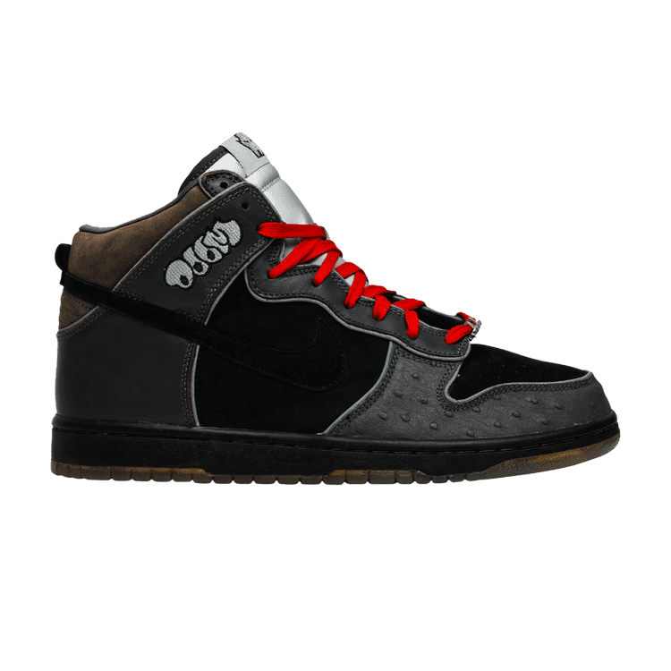 Nike Dunk High SB Premium 'MF Doom' Black/ Black- Midnight Fog