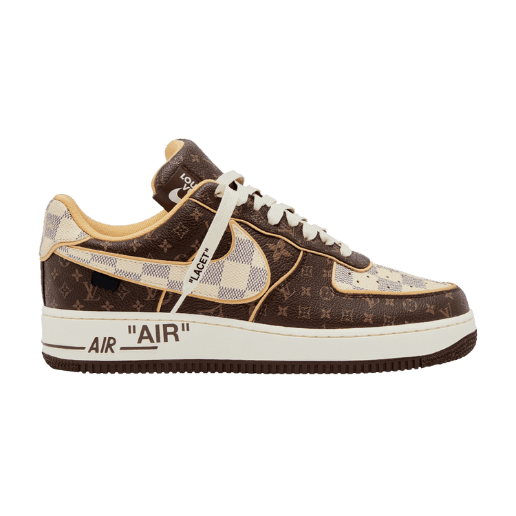 Louis Vuitton x Nike Air Force 1 Low 'Monogram Damier' Pilot Case Brown/Azure