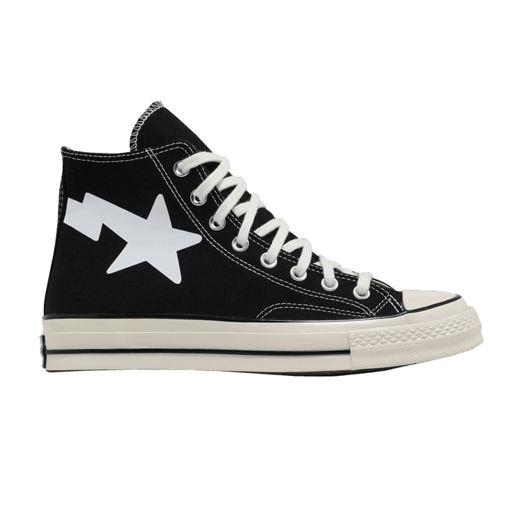 Chinatown Market x A Bathing Ape x Converse Chuck 70 High 'Black' Black/Black/Egret