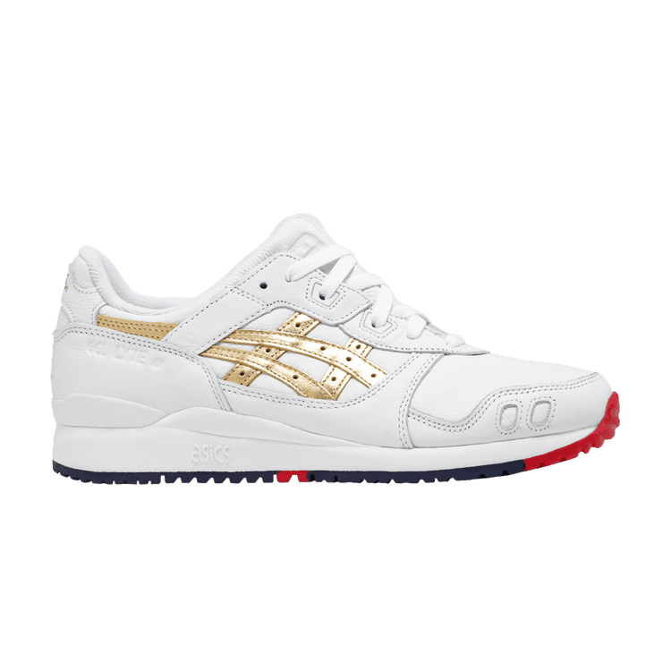 Kith x ASICS Gel Lyte 3 OG 'Tokyo Trio Pack - Super Gold' White.Rich Gold