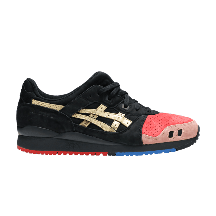 Kith x ASICS Gel Lyte 3 OG 'Tokyo Trio Pack - 252.1' Classic Red/Rich Gold