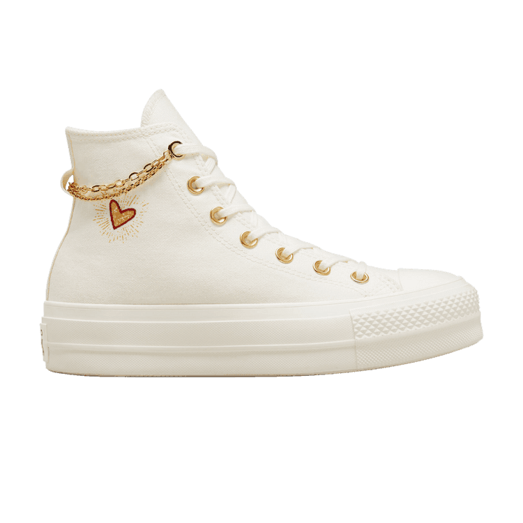 Converse Wmns Chuck Taylor All Star High 'Valentine's Day 2023' Egret/Thriftshop Yellow