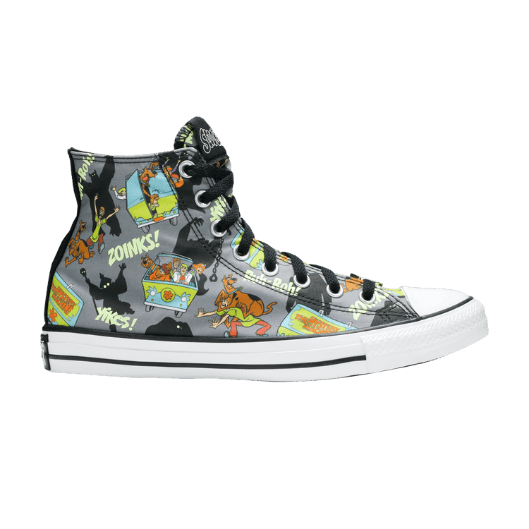 Scooby-Doo x Converse Chuck Taylor All Star High 'Chased By Ghosts' Almost Black/White/Multi