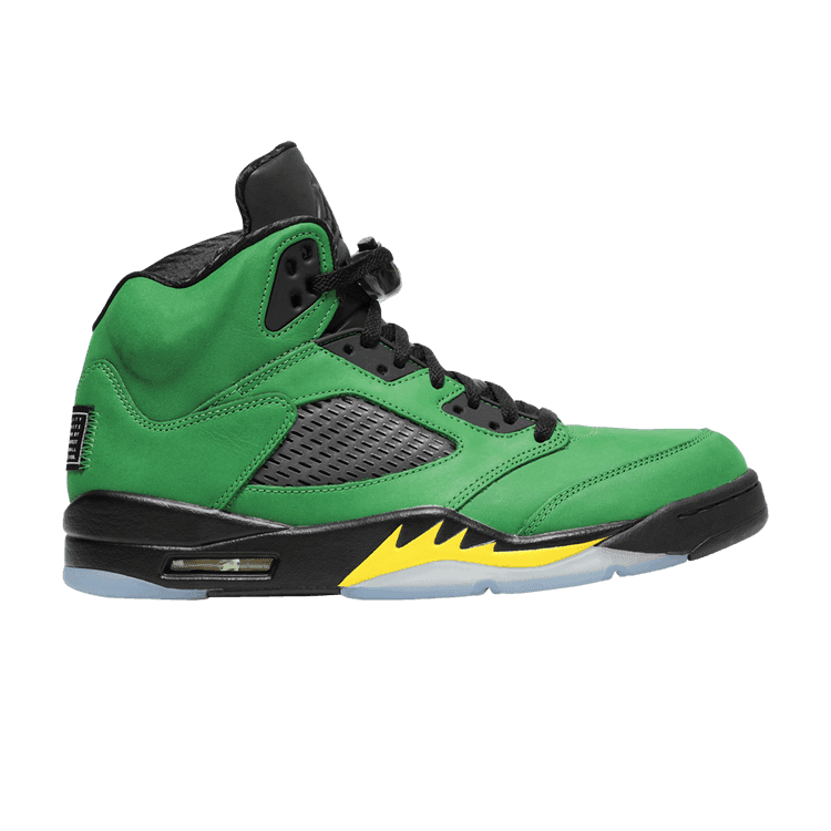 Air Jordan 5 Retro SE 'Oregon' Apple Green/Black/Yellow Strike/Black