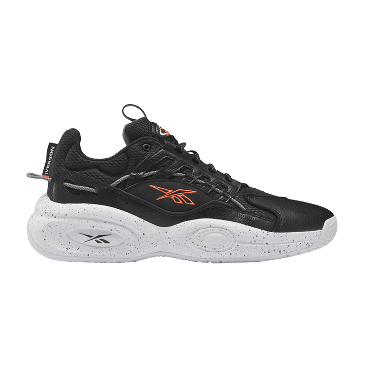 Reebok Solution Mid 'Black Orange Flare' Core Black/Footwear White/Orange Flare