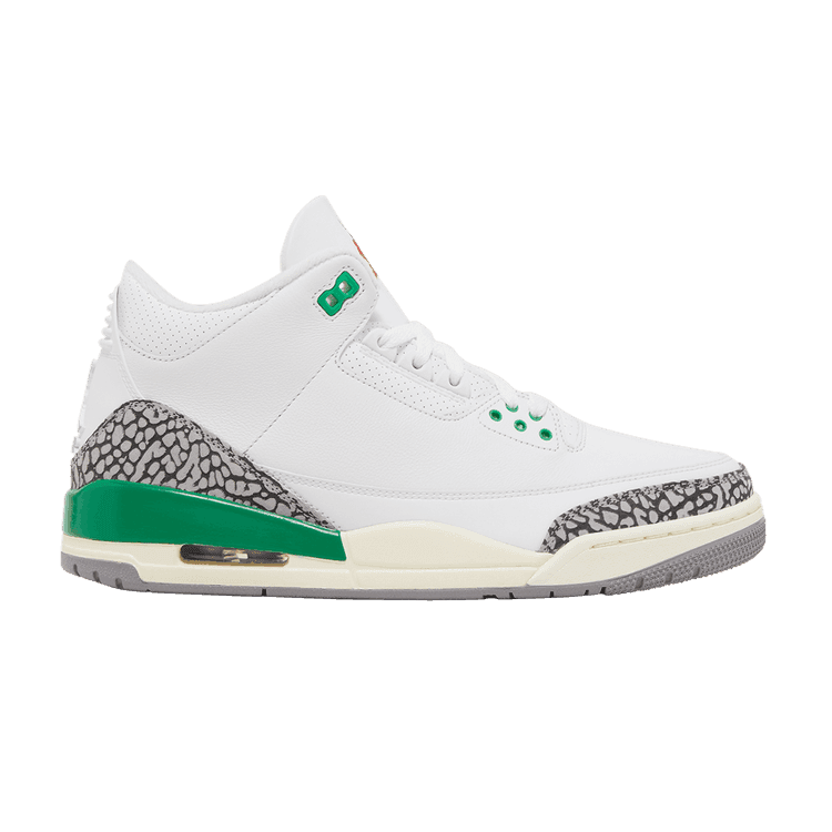Wmns Air Jordan 3 Retro 'Lucky Green' White/Lucky Green/Varsity Red/Cement Grey/Sail