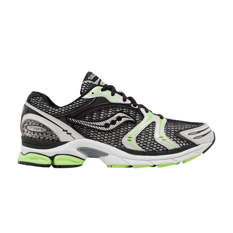 Saucony ProGrid Triumph 4 'Black Silver Fluo Green' Black/Silver