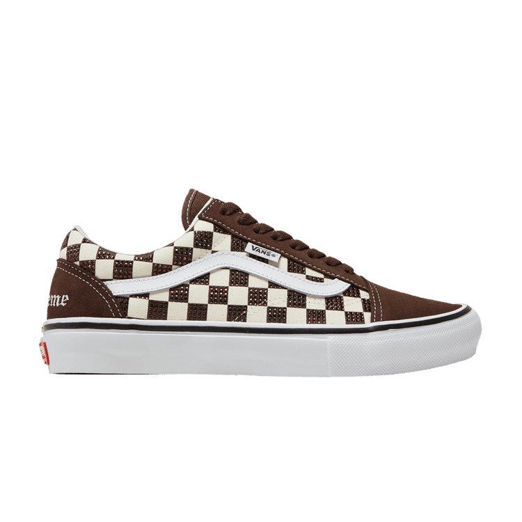 Supreme x Swarovski x Vans Skate Old Skool 'Brown' Brown
