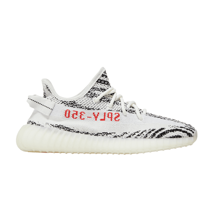 adidas Yeezy Boost 350 V2 'Zebra' 2022/2023 White/Core Black/Red