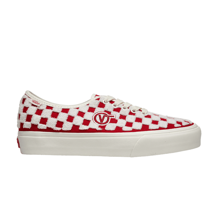 Vans Authentic One Piece VLT LX 'Embroidered - Racing Red' Racing Red/Marshmallow