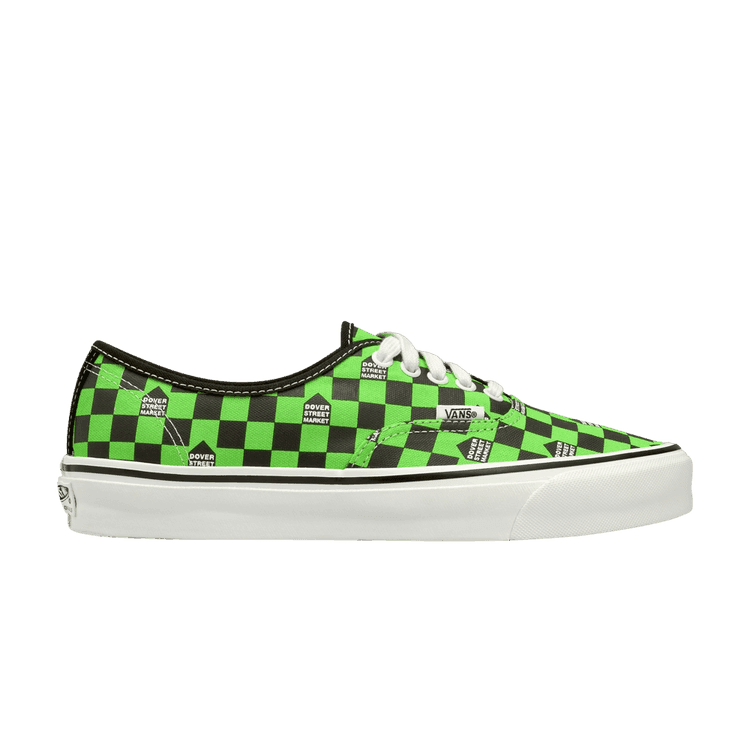 Dover Street Market x Vans OG Authentic LX 'DSM Checkerboard - Green Gecko' Black/Green Gecko
