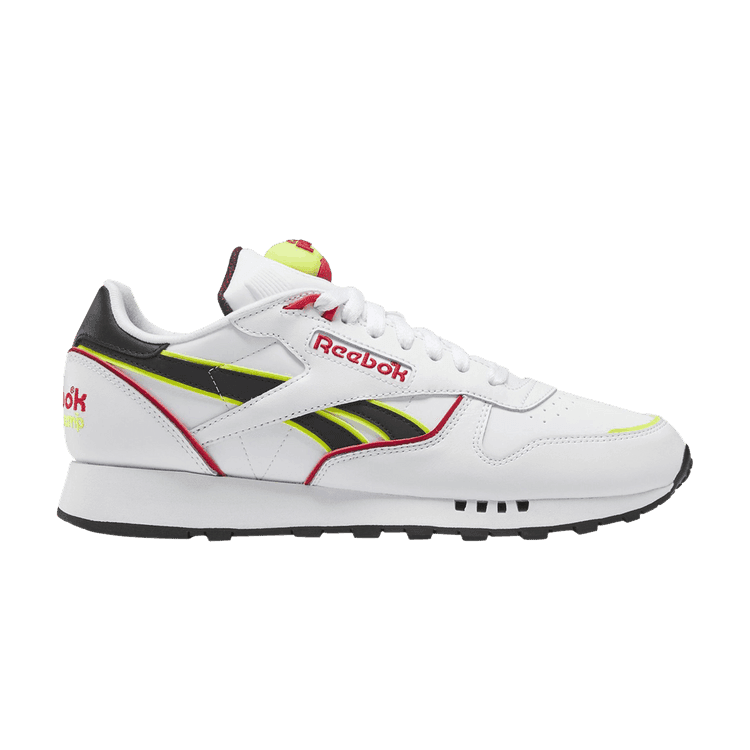 Reebok Classic Leather Pump 'White Acid Yellow' Cloud White/Core Black/Acid Yellow