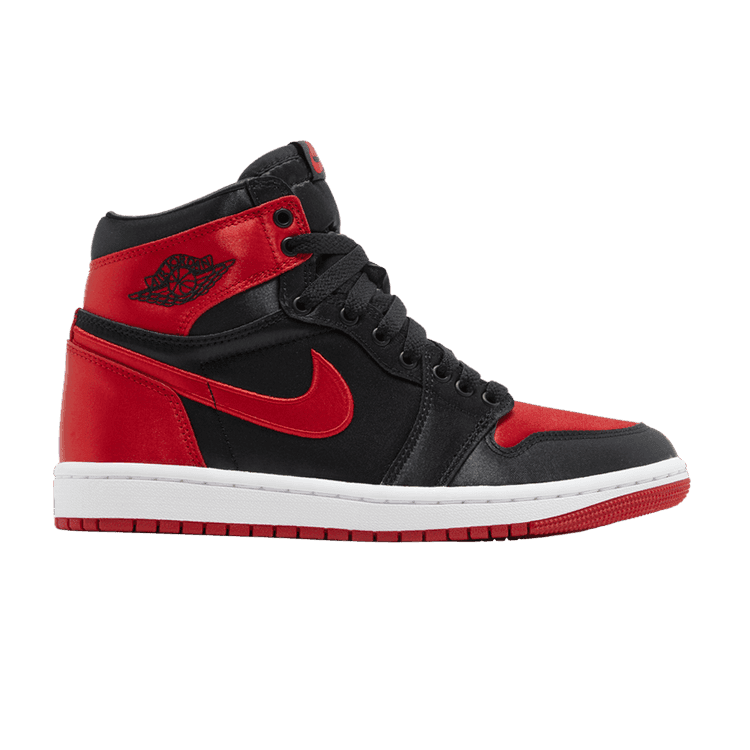 Wmns Air Jordan 1 Retro High OG 'Satin Bred' 2023 Black/University Red/White