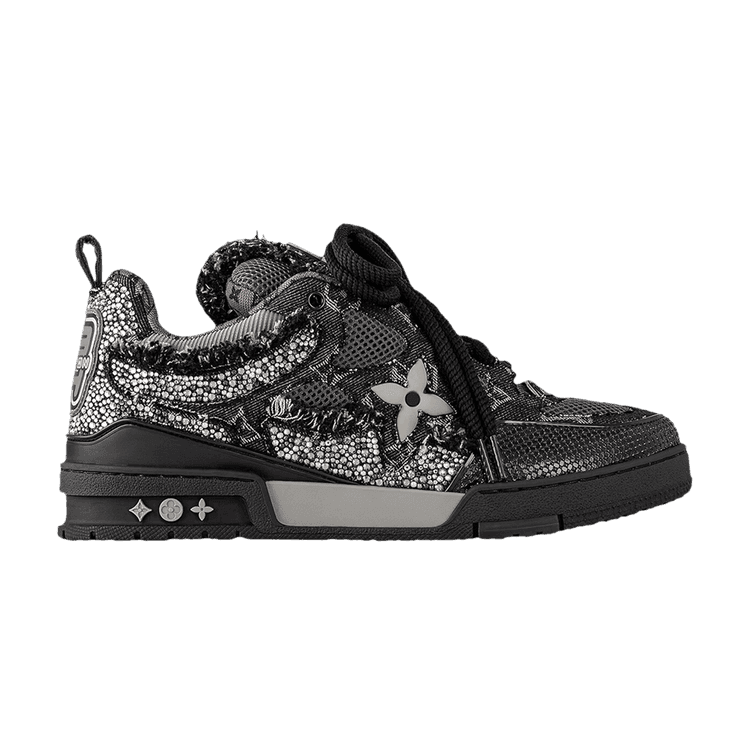 Louis Vuitton Skate Sneaker 'Black Swarovski Monogram' Black
