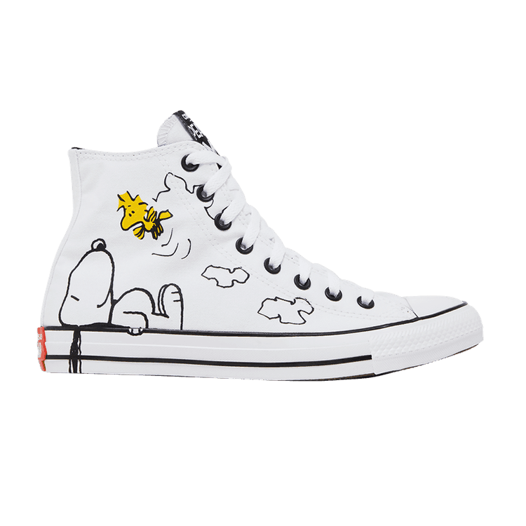 Peanuts x Converse Chuck Taylor All Star High 'Snoopy and Woodstock' White/Black/Signal Red