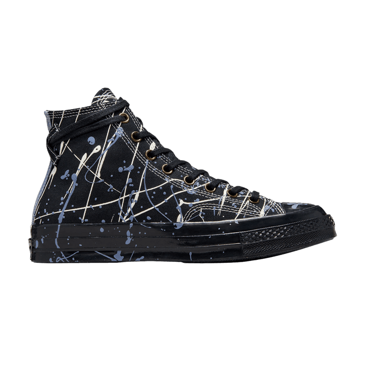 Converse Chuck 70 High 'Paint Splatter - Black' Black/Egret/Thunder Daze Blue