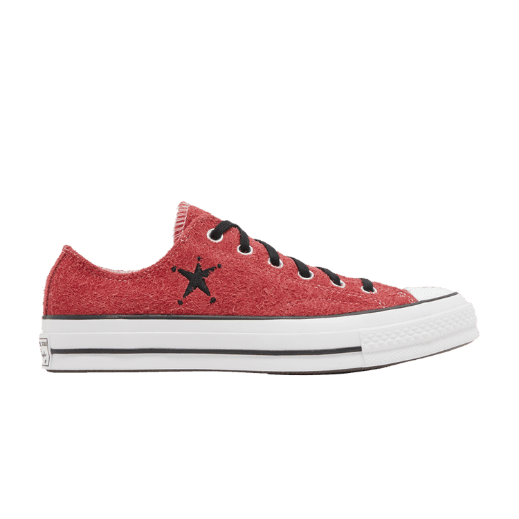 Stussy x Converse Chuck 70 Low 'Poppy Red' Poppy Red/Egret/Black