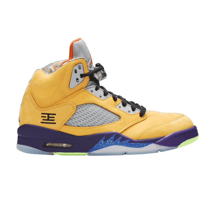Air Jordan 5 Retro SE 'What The' Varsity Maize/Court Purple/Ghost Green/Solar Orange