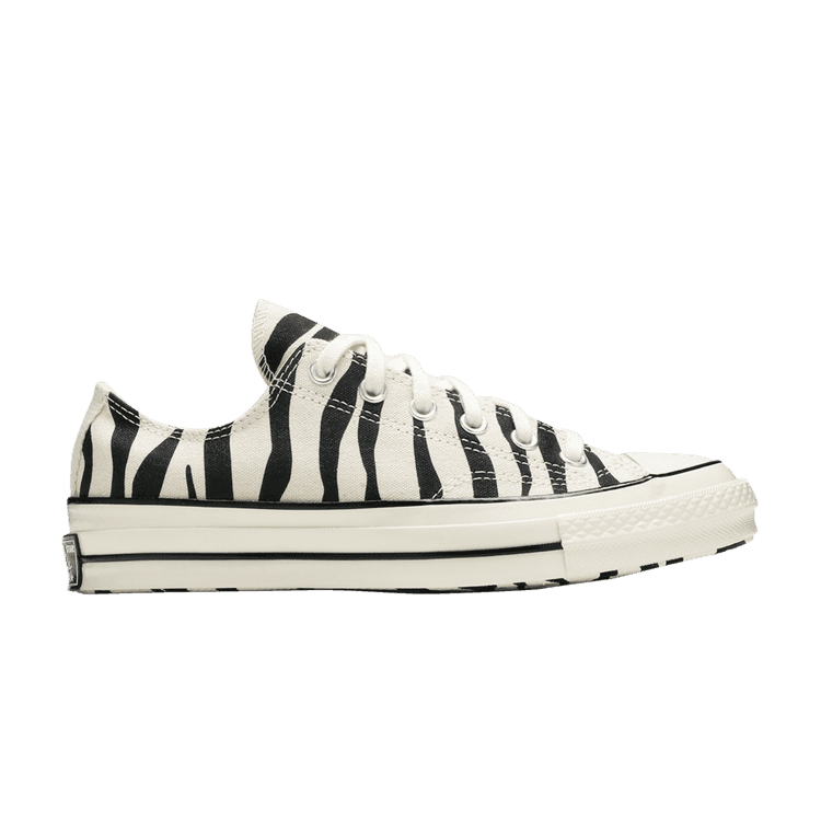 Converse Chuck 70 Low 'Archival Zebra Print' Black/Griege Unbleached/Egret