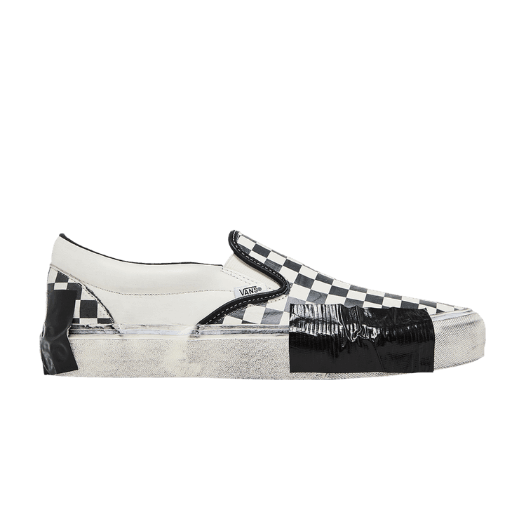 Vans Classic Slip-On VLT LX 'Lux Duct - Checkerboard' Black/White