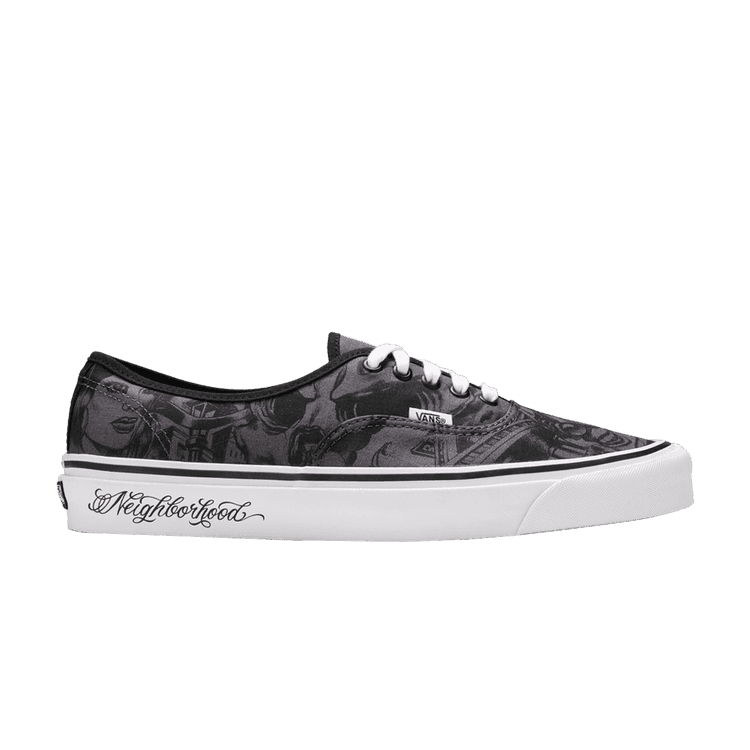 NEIGHBORHOOD x Mister Cartoon x Vans Authentic 44 DX 'Tattoo Print' Grey