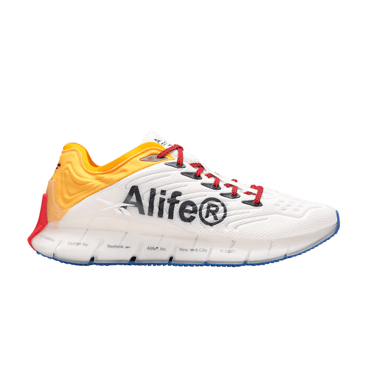 Alife x Reebok Zig Kinetica 'White Multi' Black/Vital Blue/Primal Red