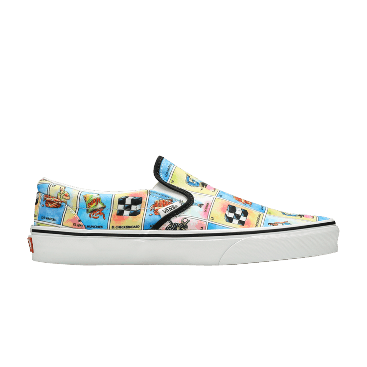 Classic Slip-On 'Los Vans' Multi-Color/True White