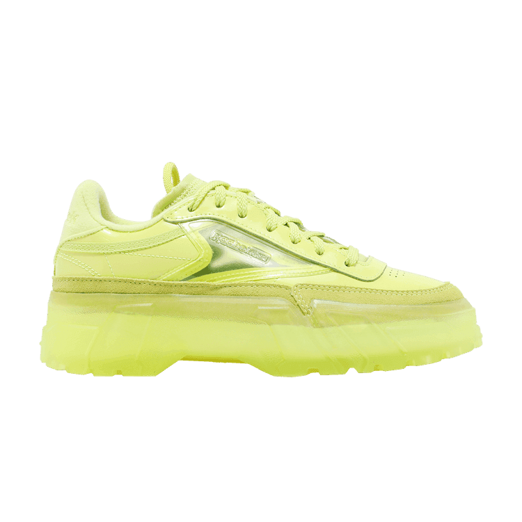 Cardi B x Reebok Wmns Club C 'High Vis Green' High Vis Green/High Vis Green/Clear