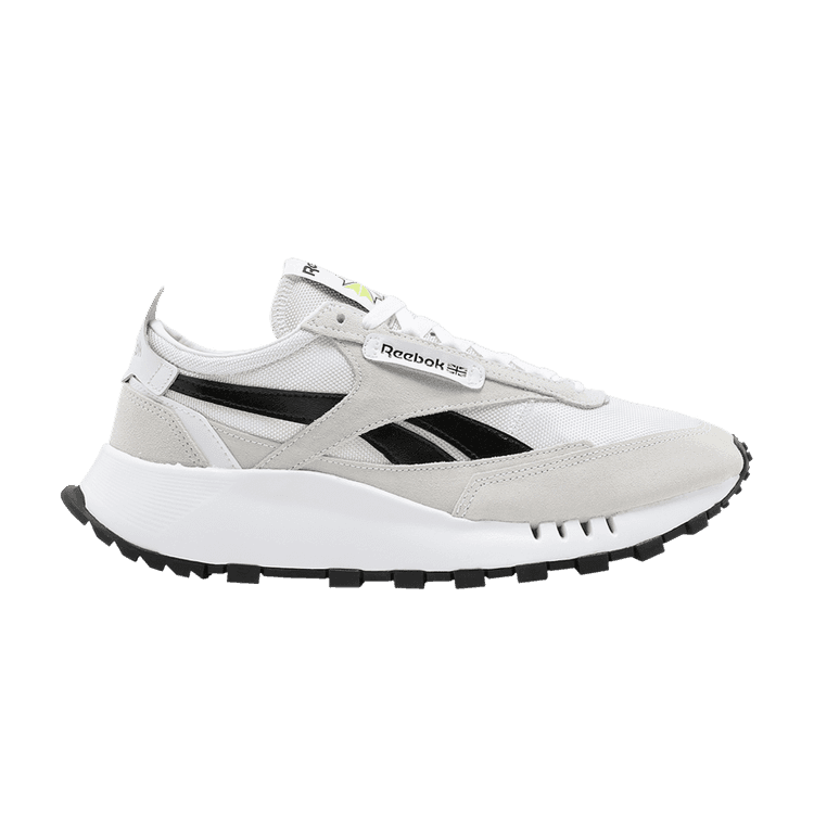 Reebok Classic Leather Legacy 'White Black' Footwear White/Core Black/Acid Yellow