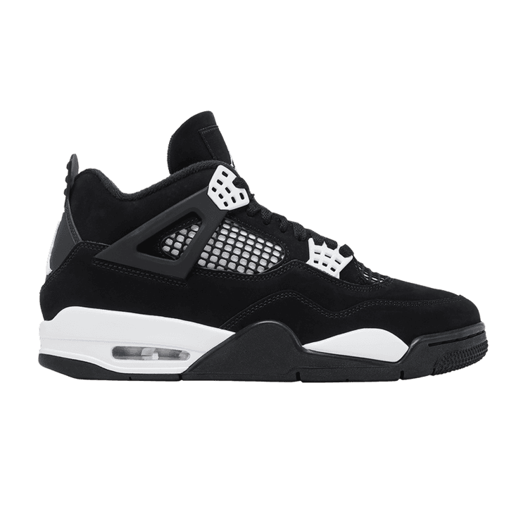 Air Jordan 4 Retro 'White Thunder' Black/White/Black