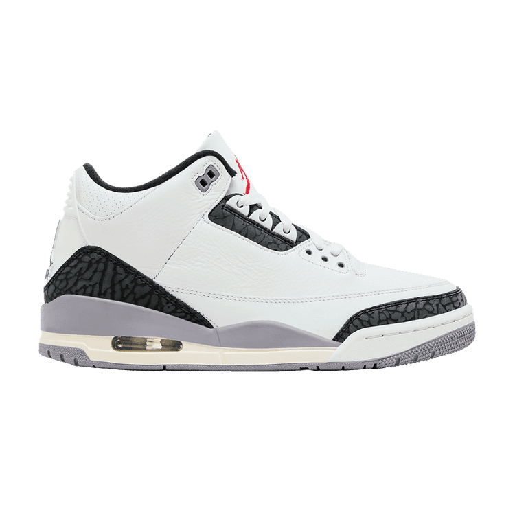 Air Jordan 3 Retro 'Cement Grey' Summit White/Fire Red/Cement Grey/Black