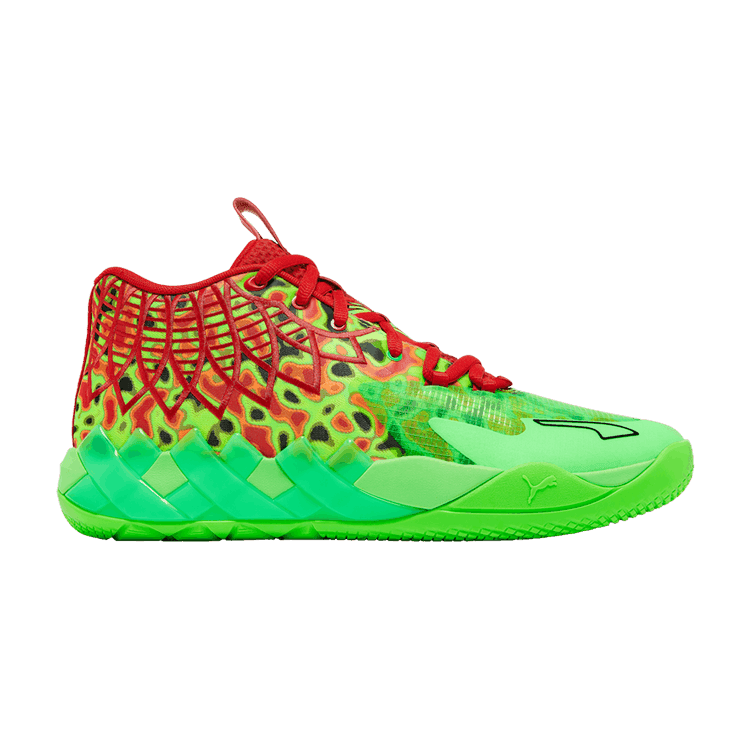 Puma MB.01 'Thermal' Fluro Green Pes/Red