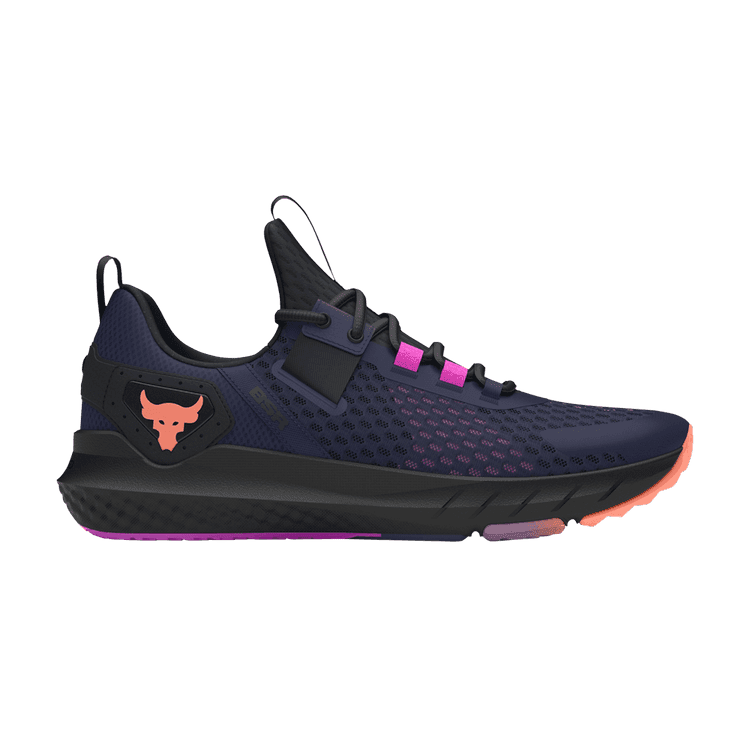 Under Armour Project Rock BSR 'Midnight Navy Flare Orange' Midnight Navy/Black/Flare Orange