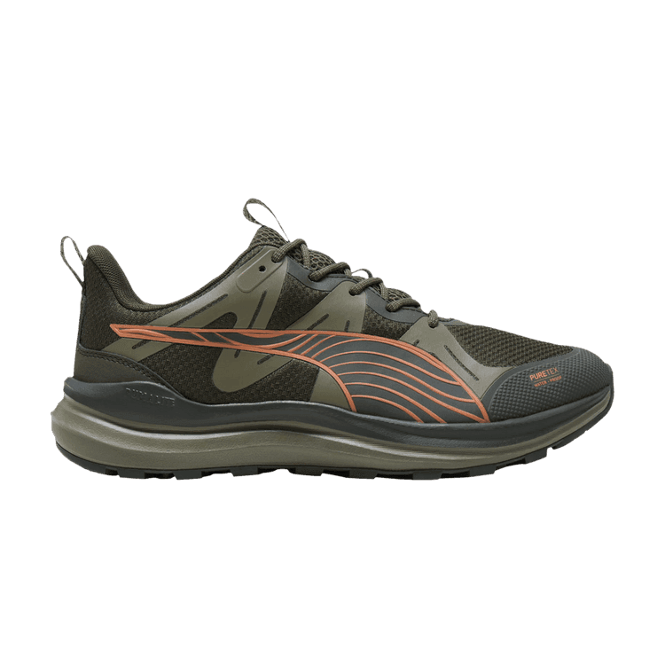 Puma Reflect Lite Trail PURE-TEX 'Dark Olive' Dark Olive/Olive/Maple Syrup