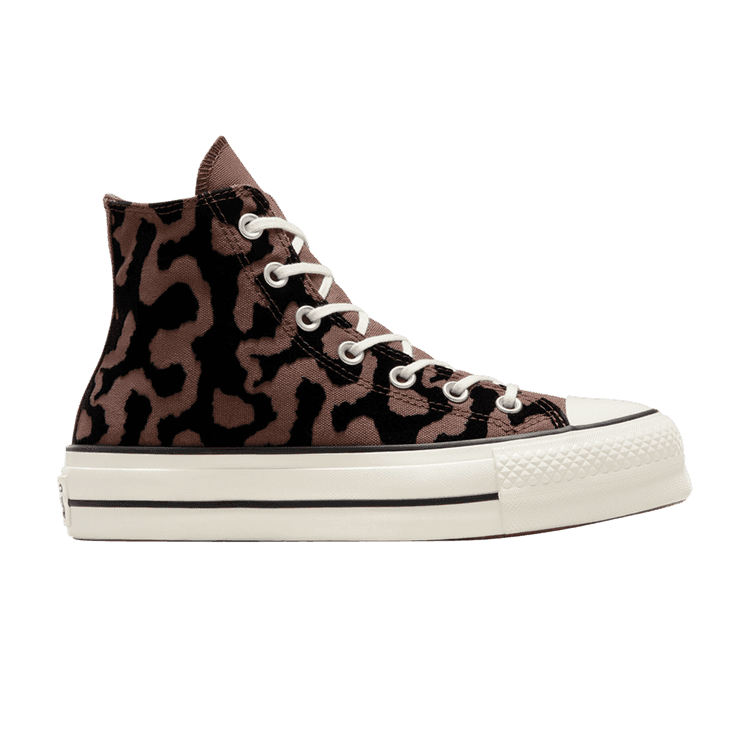 Converse Wmns Chuck Taylor All Star Lift Platform High 'Leopard Remix' Bear Nap/Black/Egret