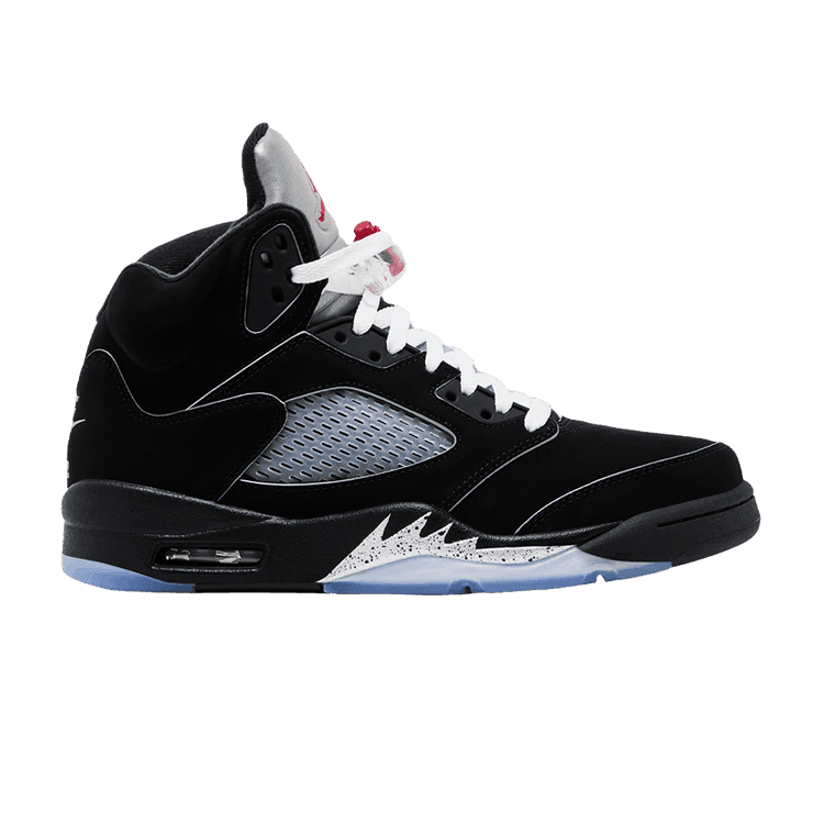 Air Jordan 5 Retro OG 'Black Metallic Reimagined' Black/White/Metallic Silver/Fire Red