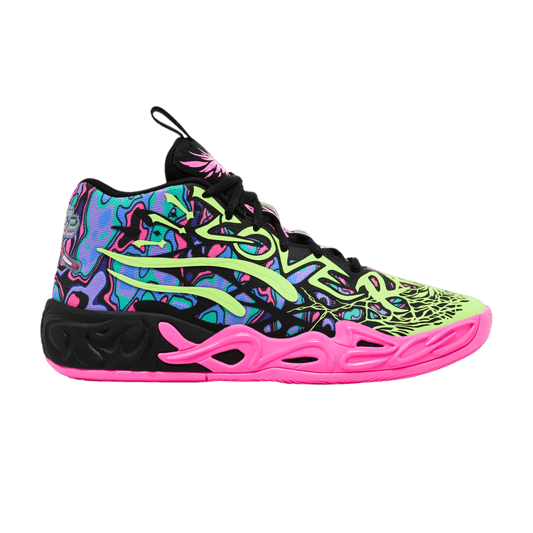 Puma MB.04 Jr 'Heem' Black/Luminous Pink/Electric Lime