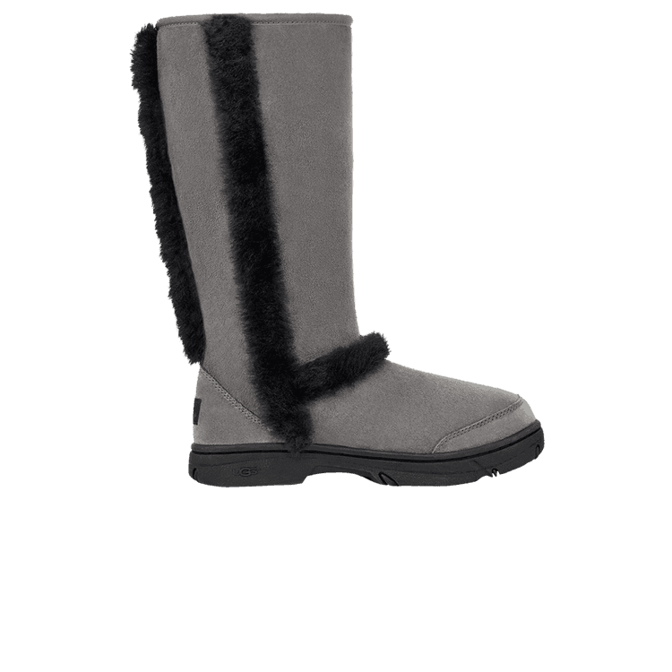 UGG Wmns Sunburst Tall 'Grey Black' Grey/Black