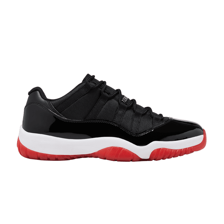 Air Jordan 11 Retro Low 'Bred' 2025 Black/Varsity Red/White