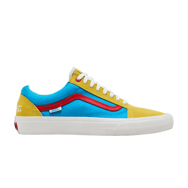 Vans Old Skool Pro 'Golf Wang' Yellow/Blue/Red