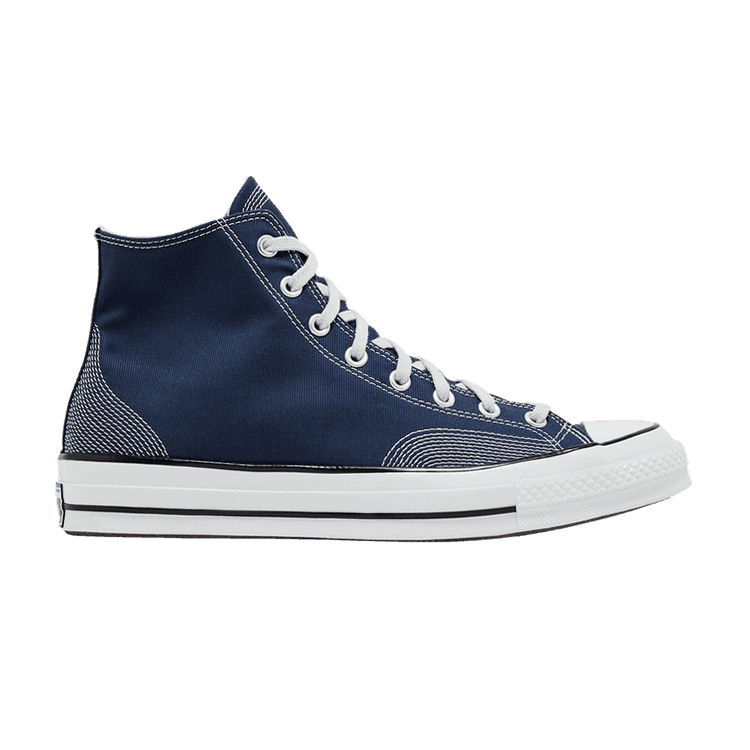 Converse Chuck 70 High 'Multi-Stitch Cotton - Navy' Navy/Fossilized/Fossilized